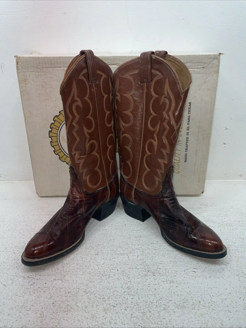 New Men’s Brown Tony Lama Cowboy Boots. 8111 6.5 6 1/2 B. 22-89