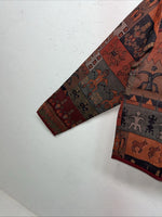 New Women’s Multicolor Crazy Cowgirl Short Jacket Medium #ccJ53 WW-16