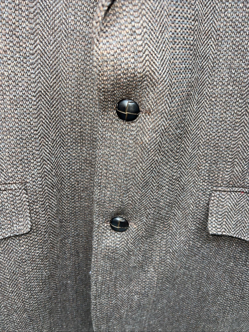 New Mens Brown Pioneer Wear Suit Coat 42L #12527 WW-56