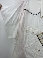New Kids Cumberland White Short Sleeve Pearl Snap XL II-48