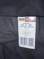 New Vintage Black Wrangler Polyester Pants #WW095WL ZZ-21