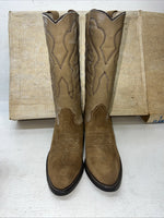 New Women’s Brown Texas Brand Cowboy Boots. 4466 6.5 6 1/2 M. 19-91