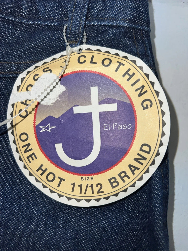 New Women’s Cross J No Back Pockets Denim Jeans. 11/12x36 M-1