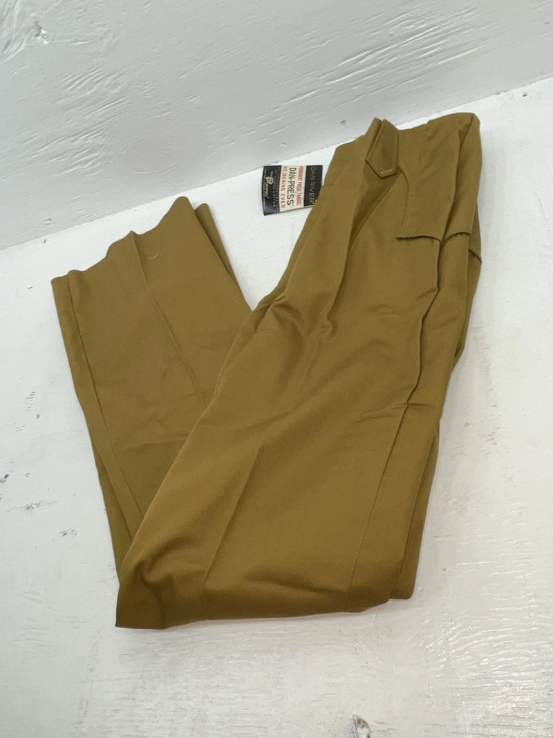 New Vintage Brown Western Girl Polyester Pants #77 SS-66
