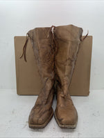 New Men’s Brown Wrangler Cowboy Boots. 3649 10 D. 7-52 