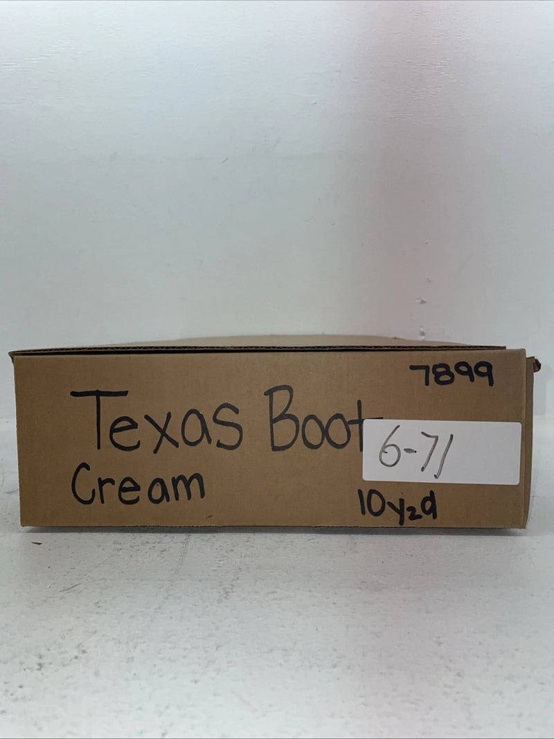New Men’s Cream Texas Brand Cowboy Boots. 7899 10.5 10 1/2 D. 6-71