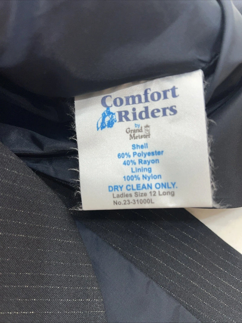 New Women’s Comfort Riders Blue Hunt Meister Riding Coat 12 Long JJ-603