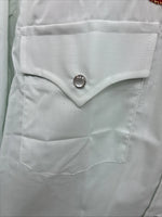 New Men’s Champion Western Mint Green Long Sleeve Pearl Snap 15 Medium M-62