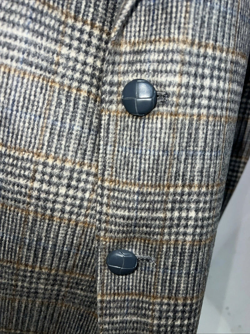 New Men’s California Ranchwear Gray Plaid Suit Jacket 42R #14753 R-602