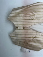 New Women’s Congress Classics Gold Western Show Vest Medium E-607