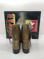 New Women’s Brown Lace Up Texas Brand Cowboy Boots. 4474 7.5 7 1/2 M. 17-102