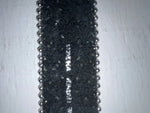 New Black Genuine Leather Nocona Silver Bling L Belt #N3424601 JJ-79