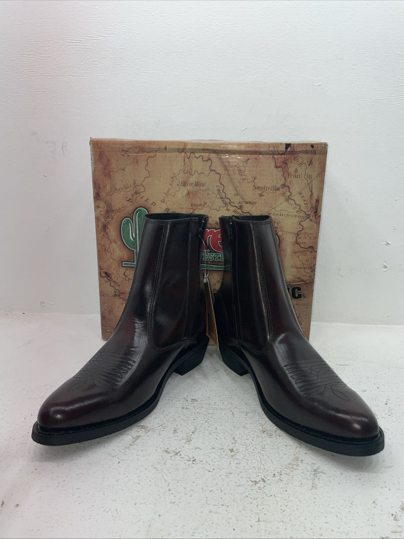 New Men’s Cherry Black Laredo Cowboy Boots. 62008 10.5 10 1/2 E W. 7-85
