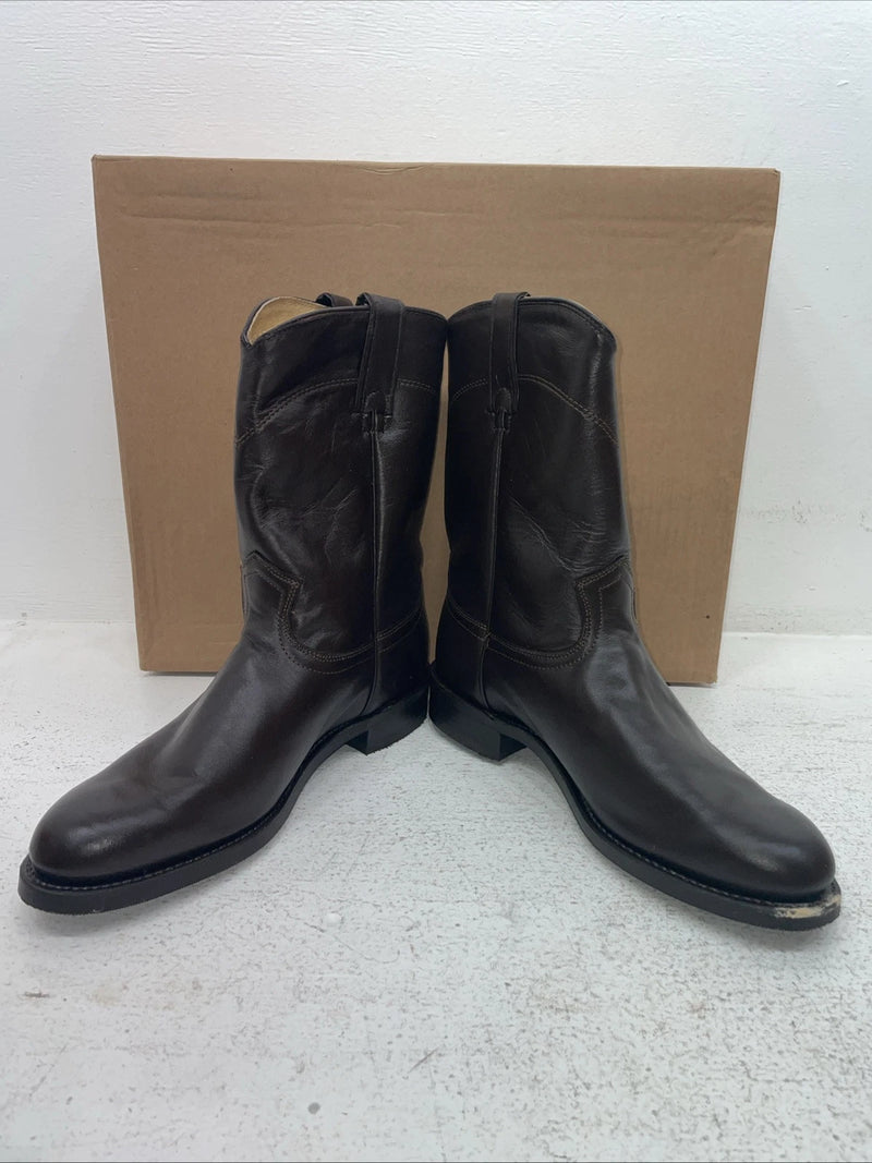 New Men’s Brown J Chisholm Cowboy Boots. 1000 8.5 8 1-2 E E. 3-113