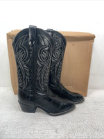 New Men’s Black Bronco Cowboy Boots. 1920 7 E E. 1-54