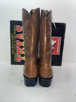 New Men’s Brown Texas Brand Cowboy Boots. 1081 10.5 10 1/2 D. 8-22