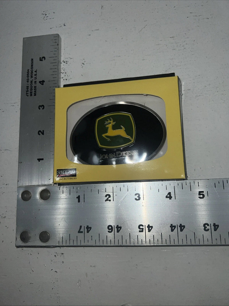 New Women’s John Deere Black Oval Belt Buckle. JDM602 A-120