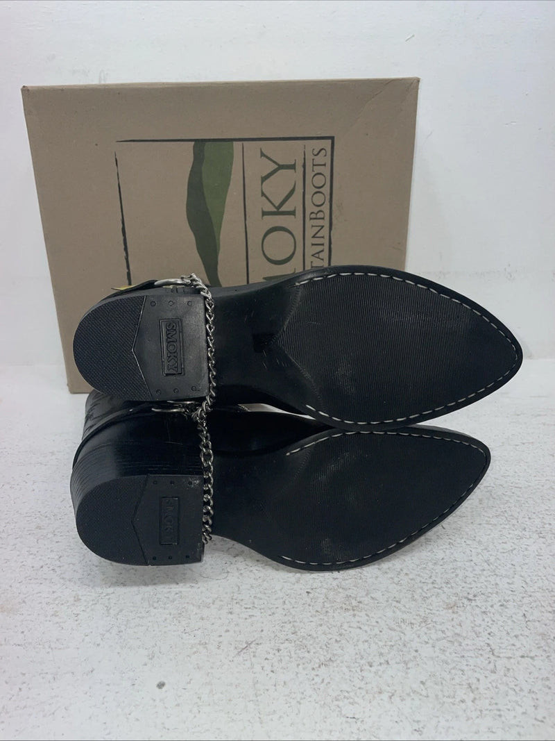 New Women’s Black Smoky Mountain Cowboy Boots. 1083 Y 5.5 5 1/2. 2-72
