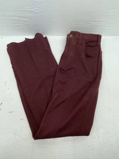 New Vintage Red Lee Polyester Pants #2004061 OO-87