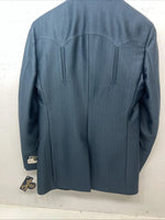 New Men’s Circle S Blue Suit Jacket 40L #25832 II-602