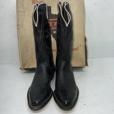 New Women’s Black Texas Brand Cowboy Boots. 6 B. 20-77