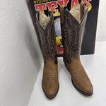 New Brown Texas Boots 8.5  3-12