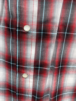 New Men’s ELY Cattleman red Short Sleeve Pearl Snap 3XL E-24