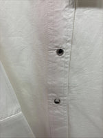 New Women’s Cumberland White Gen Long Sleeve Pearl Snap 1XL GG-88