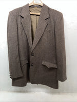 New Men’s Brown Pioneer Wear Suit Jacket 44L #12530 HH-604