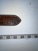 New Black Genuine Leather Nocona Bling And Tooled 46” Belt #M2498267 NN-137
