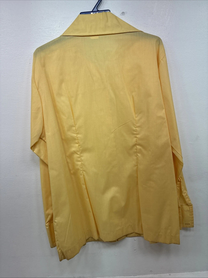 New Women’s Panhandle Slim Yellow Long Sleeve Pearl Snap Size 42 LL-10
