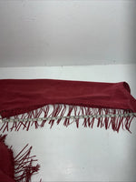 NOS Pink Show Chaps With Fringe Adjustable Waist 30” I-68