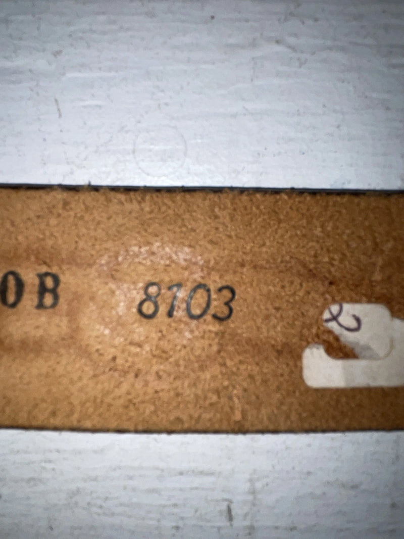 New Brown Genuine Leather Tooled 26” Belt #8103 NN-74 