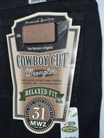 New Mens Cowboy Cut Black Wrangler Relaxed Fit Denim Jeans. 19/20x34 G-10