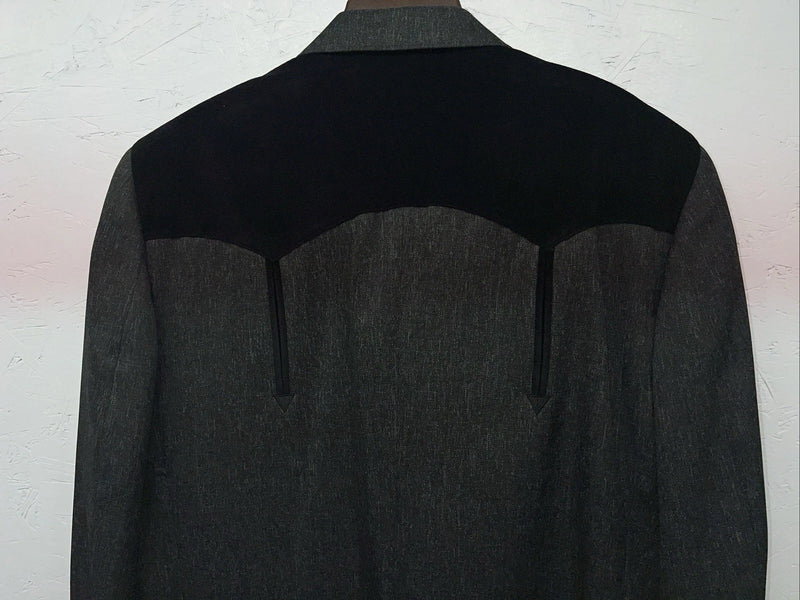 New Men’s Circle S Grey Suit Jacket 50L #25832 AA-607