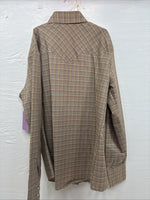 New Men’s Dickson Genkins Multiple Color Plaid Long Sleeve Pearl Snap Small J-55