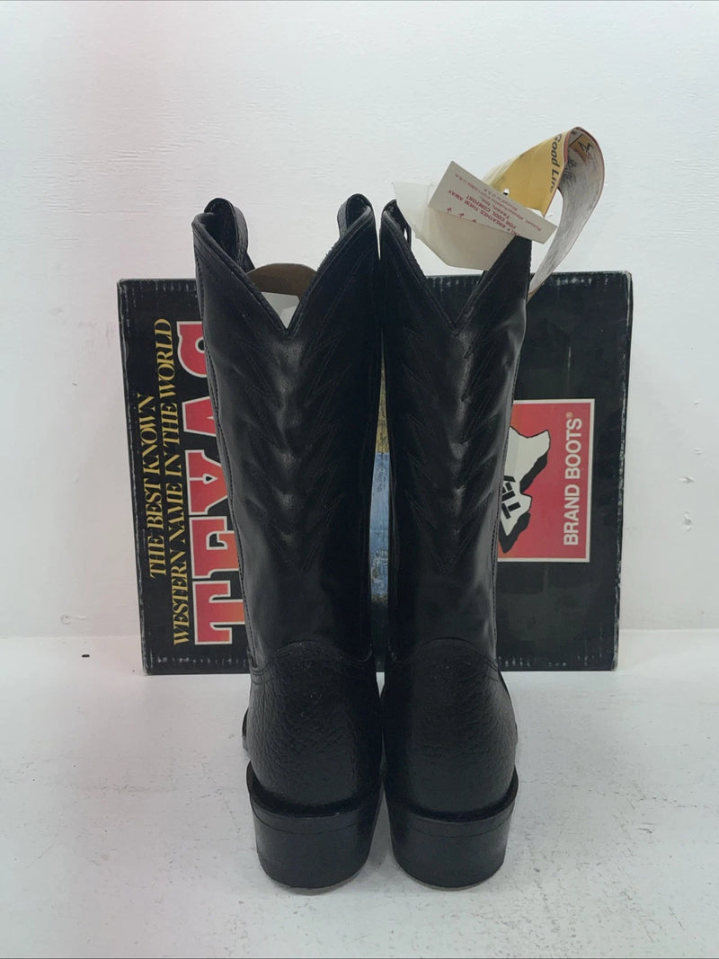 Be Women Black Texas Brand Cowboy Boots. 8040 10 E E. 6-62