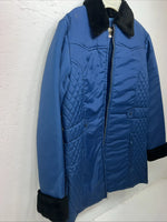 New Women’s Navy Bailey Long Puffer Jacket Medium QQ-20