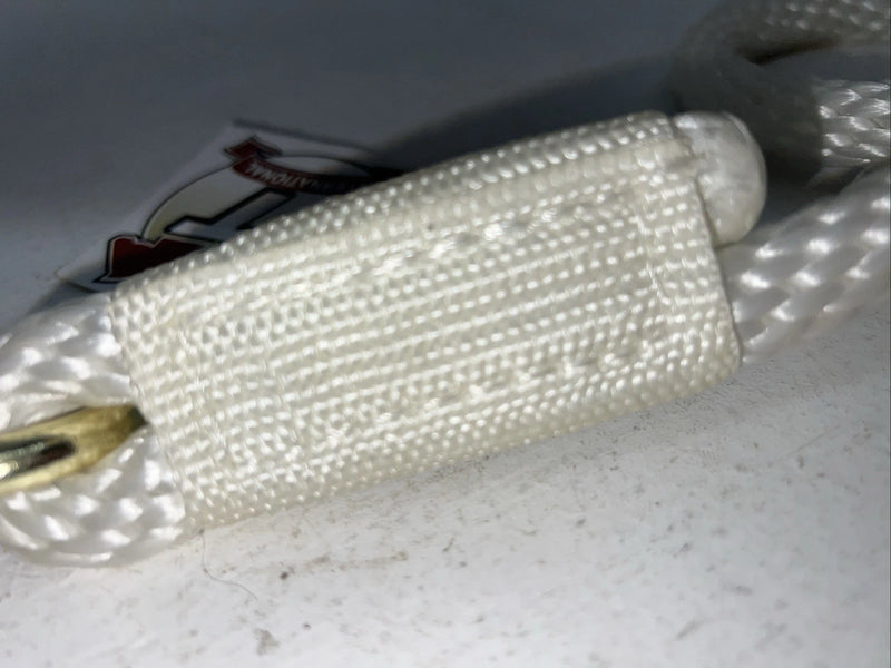 New Tough 1 White 4” Poly Draft Lead Rope #51-3010 M-508
