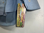 New Women’s Cricket By The Creek Blue Long Sleeve Button Up Shirt M 3C-40