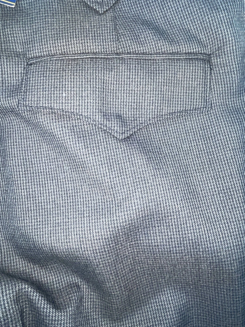 New Vintage Gray Circle S Polyester Pants #CP6740B0 3B-10