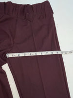 New Vintage Maroon Panhandle Slim Polyester Pants #84451 XX-35