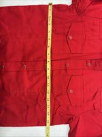 New Kids Western Express Red Long Sleeve Pearl Snap Medium LL-26