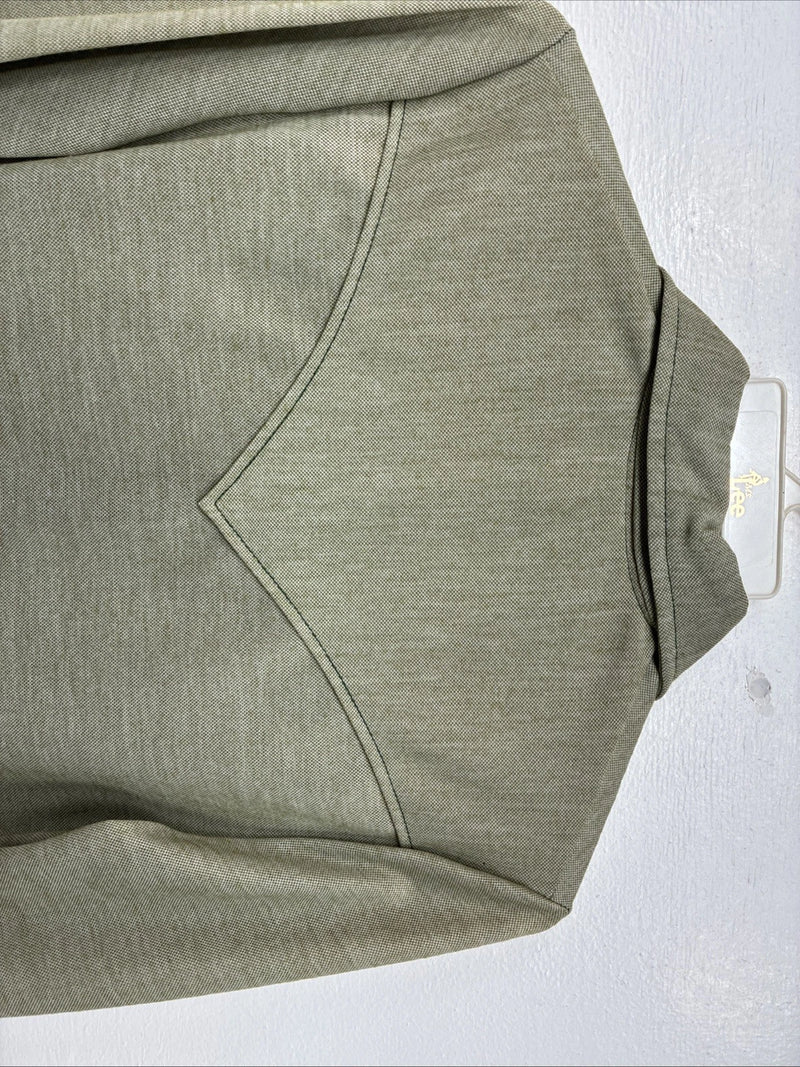 New Women’s Panhandle Slim Green Long Sleeve Half Zip Size 10 TT-92