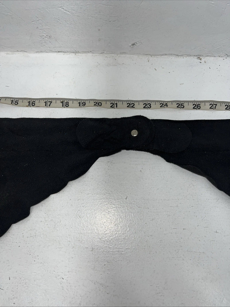 NOS Gray Fabric Show Chaps Adjustable Waist 41” L-41