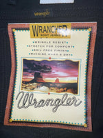 New Vintage Black Wrangler Polyester Pants #82BK SS-19