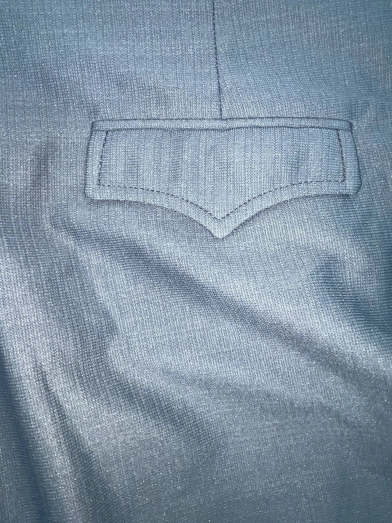 New Vintage Gray Circle S Polyester Pants #0142 XX-103