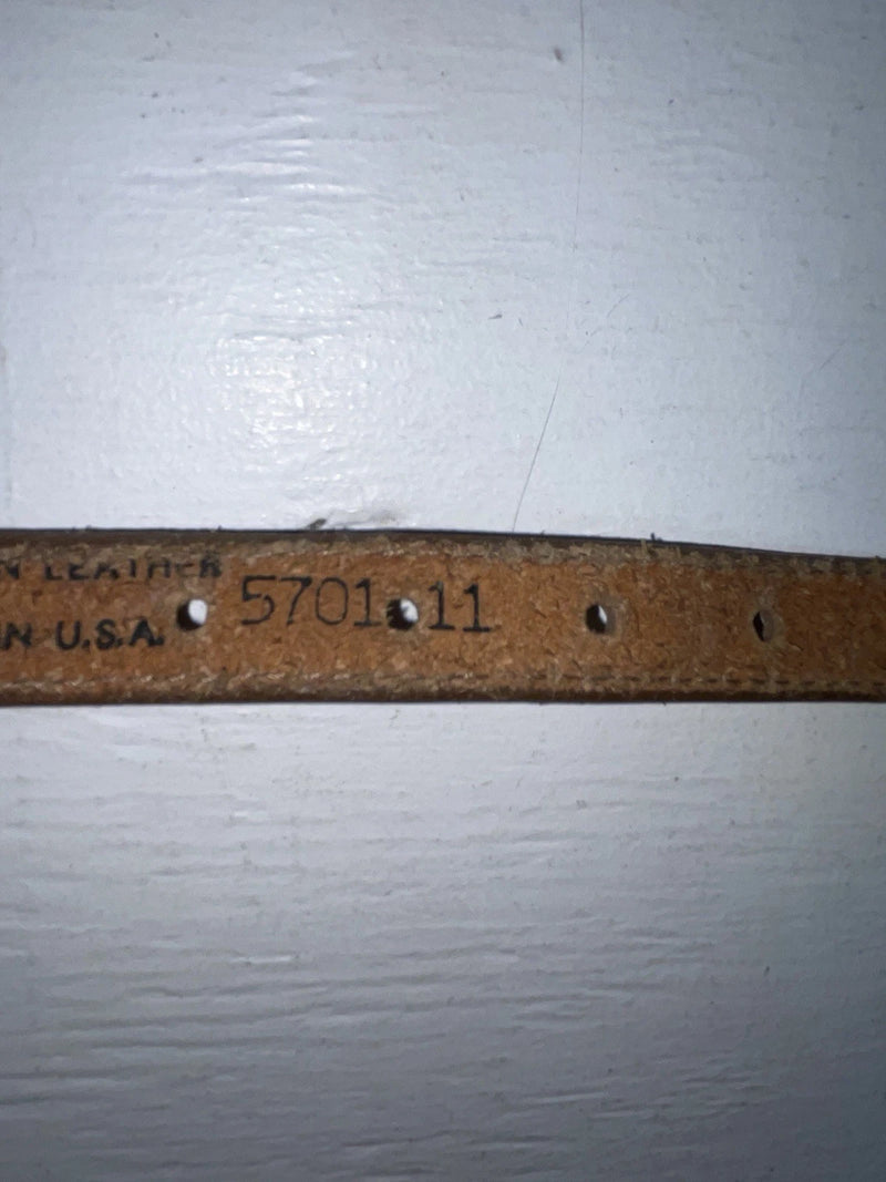 New Brown Genuine Leather Wrangler Animal Pendent 38” Belt #570111 NN-21