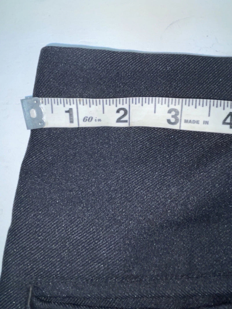 New Vintage Black Crimplene Polyester Pants XX-90