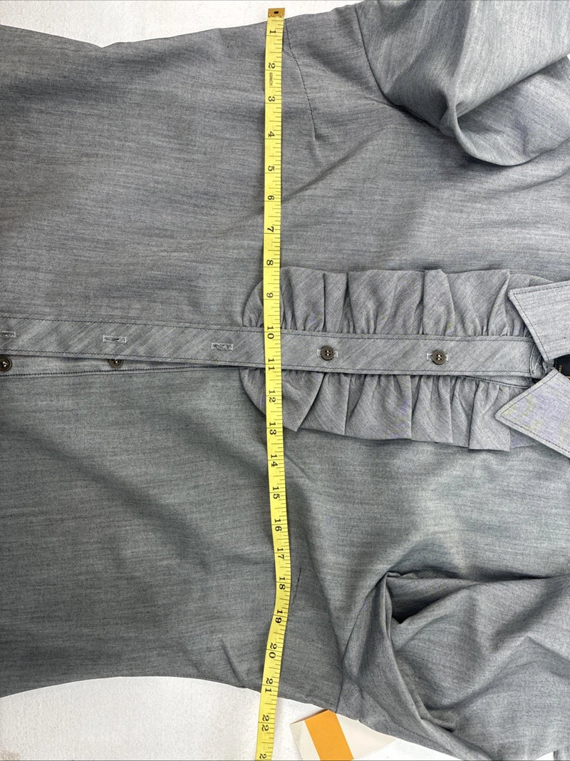 New Women’s Dickson Jenkins Gray Long Sleeve Button Up Size 16 XL II-53